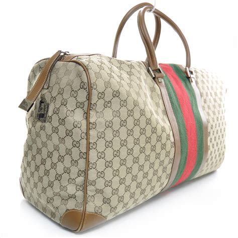 gucci dier monogram bag|Gucci monogram duffle bag.